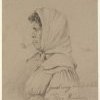 Cora Gooseberry, One Eyed Poll, Wife of King Bungaree by Charles Rodius, c1844.  SLNSW